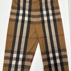 Burberry Kids Vintage Check-pattern Polyester Trousers